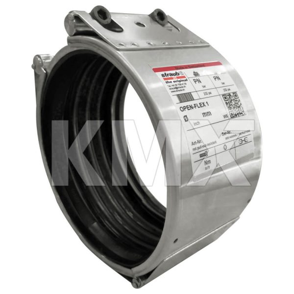 Acople Straub Open Flex-1 SS/NBR, 48.3 mm