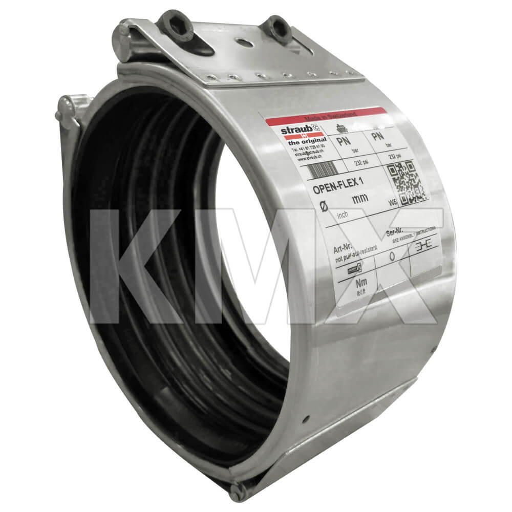 Acople Straub Open Flex-1 SS/EPDM, 60.3 mm